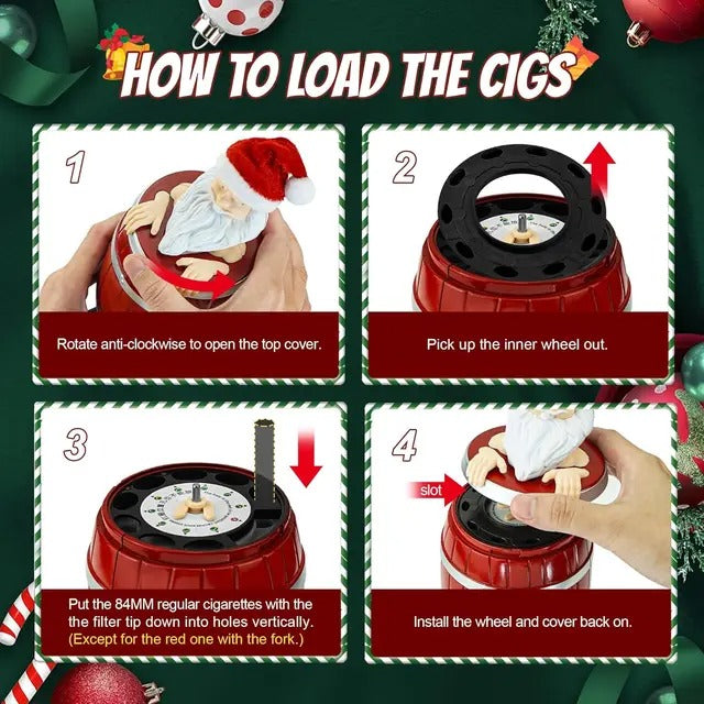 NeatPaws Funny Santa Claus Cigarette Dispenser Box