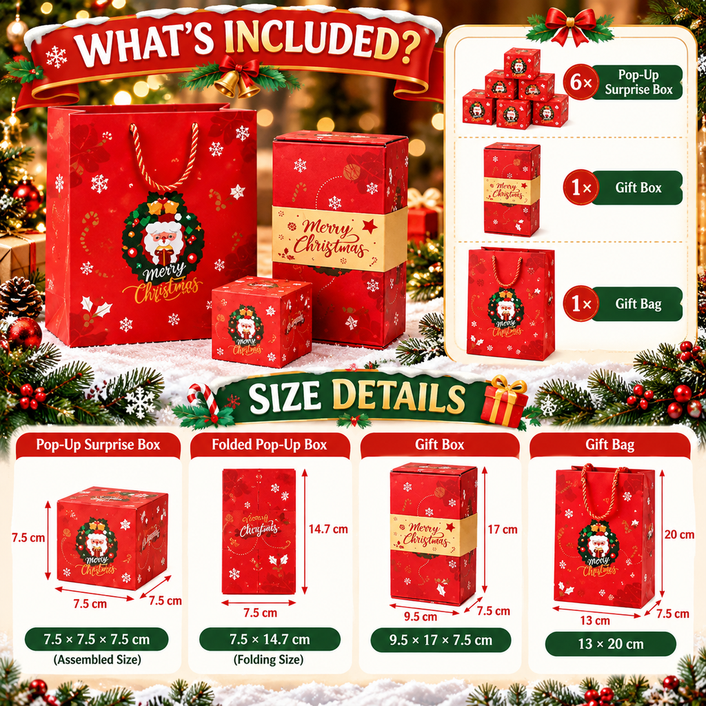NeatPaws Christmas Surprise Gift Box