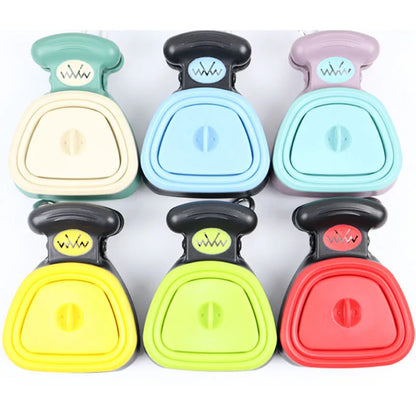 NeatPaws Foldable Dog Pooper Scooper with Waste Bag Dispenser