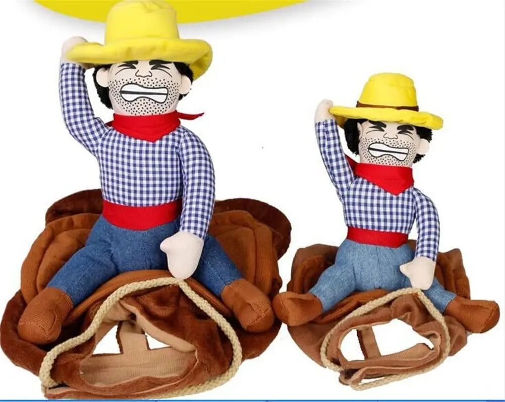 NeatPaws Cowboy Rider Dog Costume