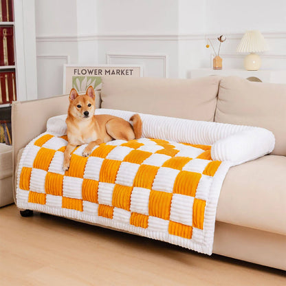 NeatPaws Calming Pet Sofa Bed & Washable Couch Mat