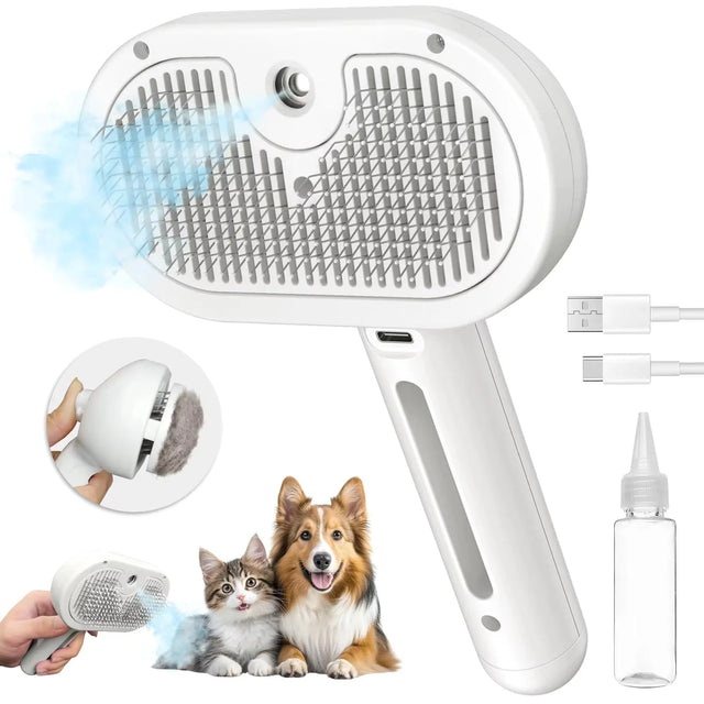 NeatPaws Mist Spray Pet Grooming Brush & Hair Remover