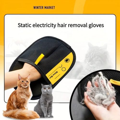 NeatPaws Reusable Pet Hair Remover Glove for Cats & Dogs