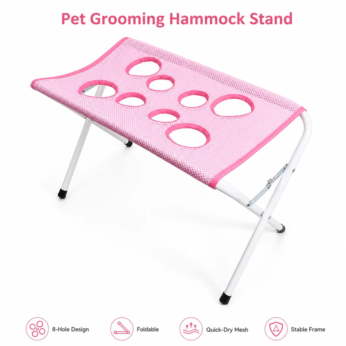 NeatPaws Pet Grooming Hammock Stand for Bathing & Nail Trimming