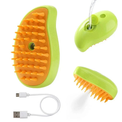 NeatPaws 3-in-1 Steam Pet Grooming Brush & Hair Remover