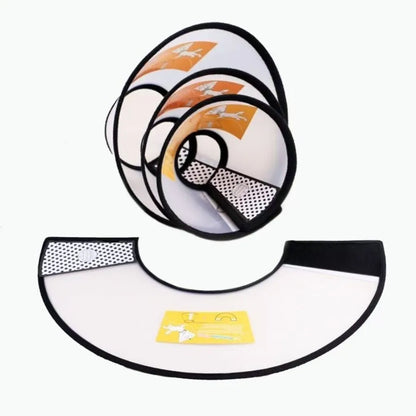 Soft Adjustable Pet Protective Cover Anti-Lick Anti-Bite Recovery Cone Collar Anti-Scratch Beauty Cover Wound Protection