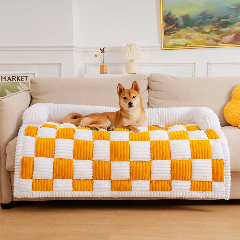NeatPaws Calming Pet Sofa Bed & Washable Couch Mat