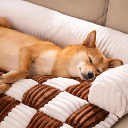 NeatPaws Calming Pet Sofa Bed & Washable Couch Mat