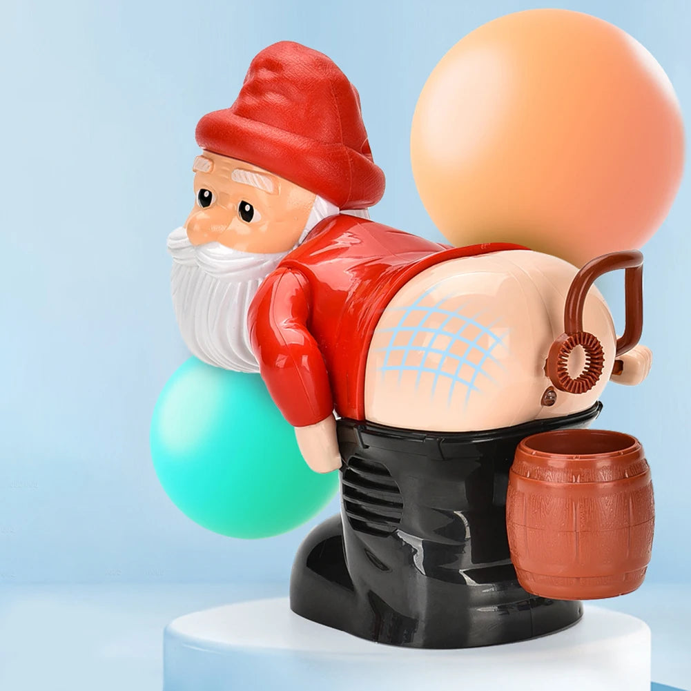 NeatPaws Christmas Santa Bubble Machine – Music & Light Toy
