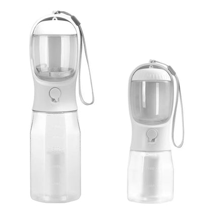 NeatPaws 3-in-1 Portable Pet Water Bottle & Travel Feeder