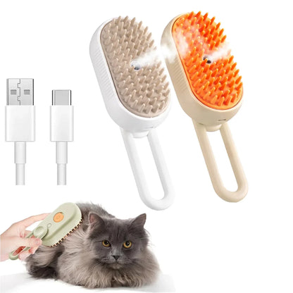 NeatPaws 3-in-1 Steam Pet Grooming Brush & Hair Remover