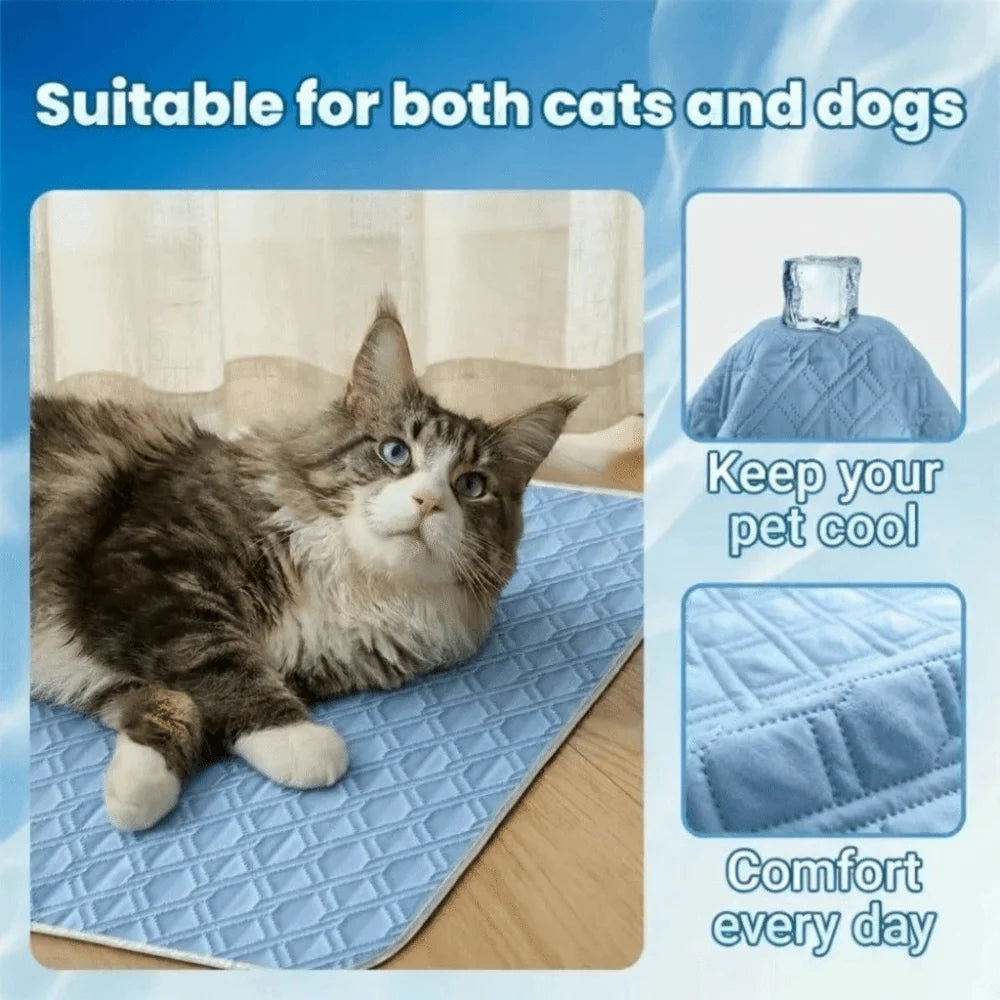 NeatPaws Cooling Pet Mat for Dogs & Cats – Summer Sleeping Pad