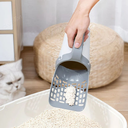 NeatPaws Cat Litter Scoop with Built-In Waste Bag Dispenser