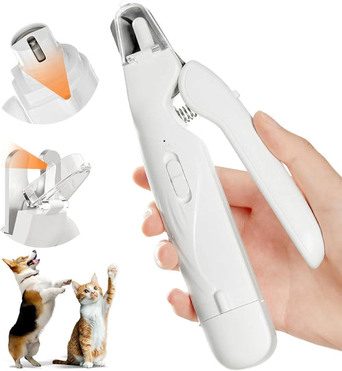 NeatPaws Quiet Pet Nail Grinder with LED Lights for Dogs & Cats