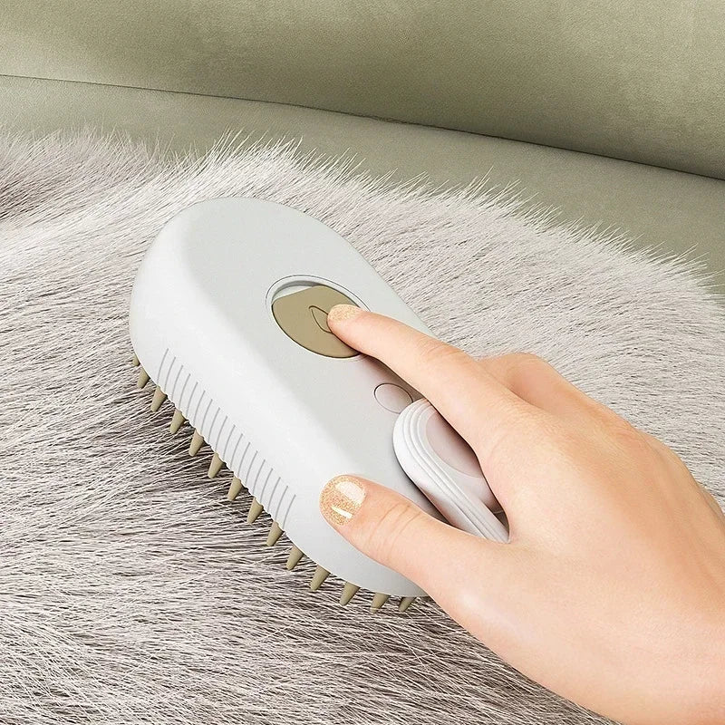 NeatPaws 3-in-1 Steam Pet Grooming Brush & Hair Remover