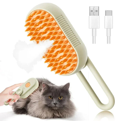 NeatPaws 3-in-1 Steam Pet Grooming Brush & Hair Remover