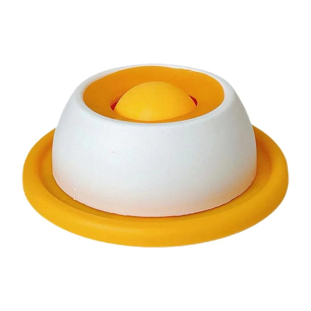 Dog Cat Licking Bowl Pet Licking Toy Slow Food Bowl Non-slip Licking Bowl Lick Toy for Liquid Treats Bone Broth Yogurt