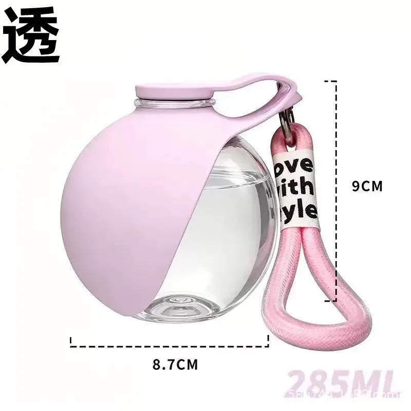 NeatPaws Portable Pet Water Bottle with Built-In Bowl for Travel
