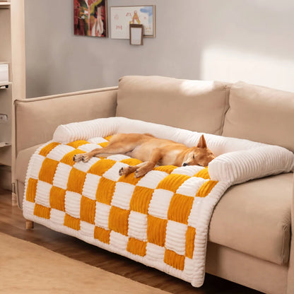 NeatPaws Calming Pet Sofa Bed & Washable Couch Mat