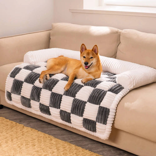 NeatPaws Calming Pet Sofa Bed & Washable Couch Mat