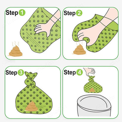 NeatPaws Cat Litter Scoop with Built-In Waste Bag Dispenser