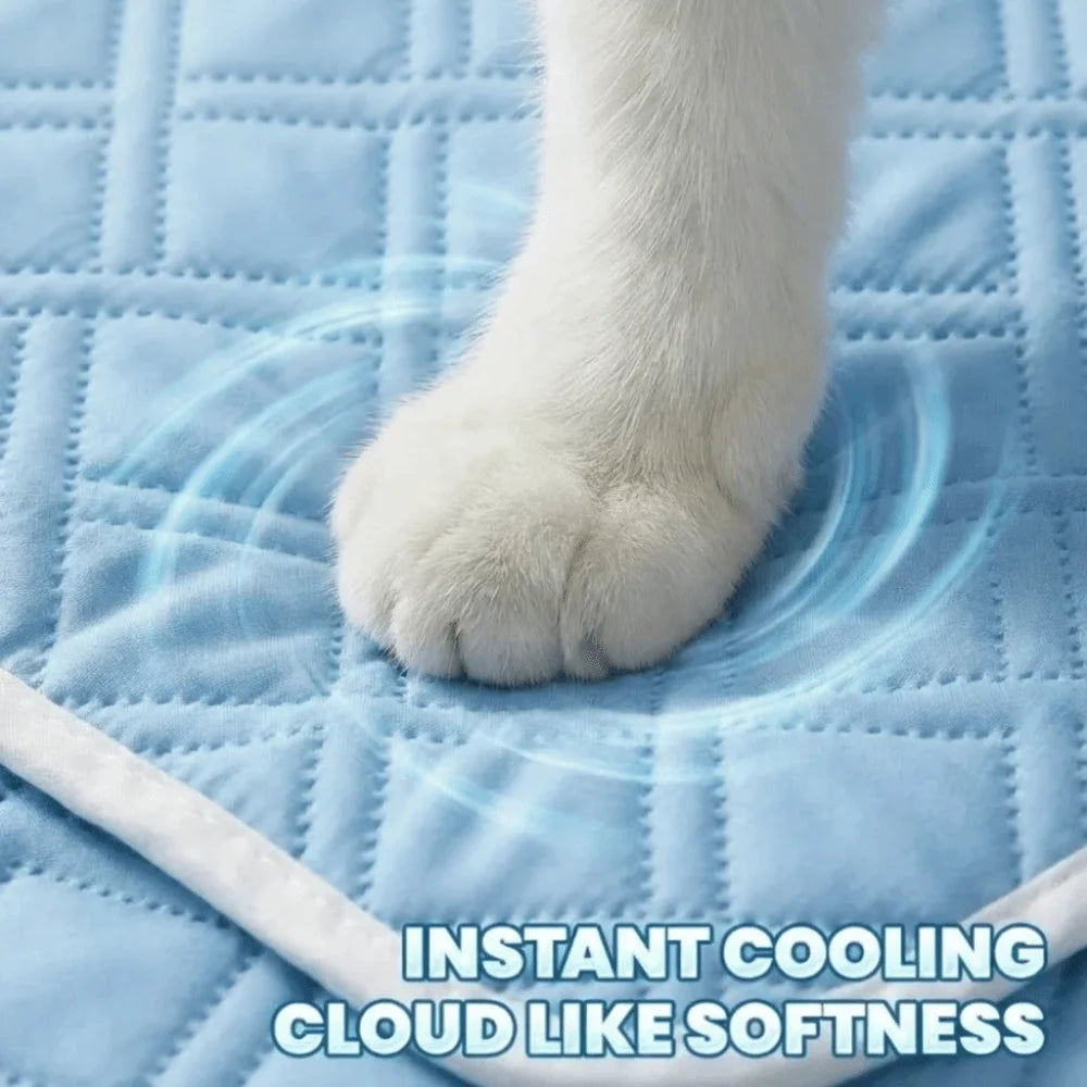 NeatPaws Cooling Pet Mat for Dogs & Cats – Summer Sleeping Pad