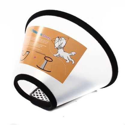 Soft Adjustable Pet Protective Cover Anti-Lick Anti-Bite Recovery Cone Collar Anti-Scratch Beauty Cover Wound Protection