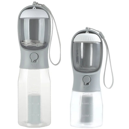 NeatPaws 3-in-1 Portable Pet Water Bottle & Travel Feeder