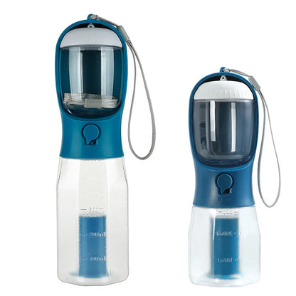 NeatPaws 3-in-1 Portable Pet Water Bottle & Travel Feeder