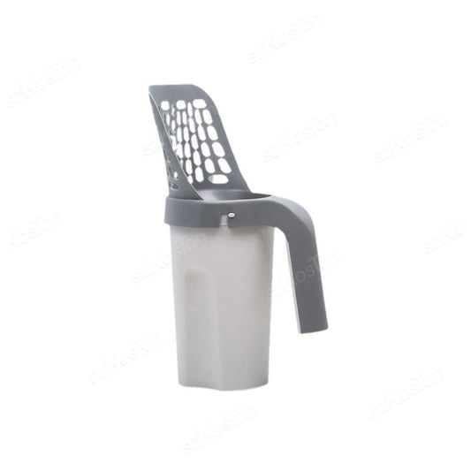 NeatPaws Cat Litter Scoop with Built-In Waste Bag Dispenser