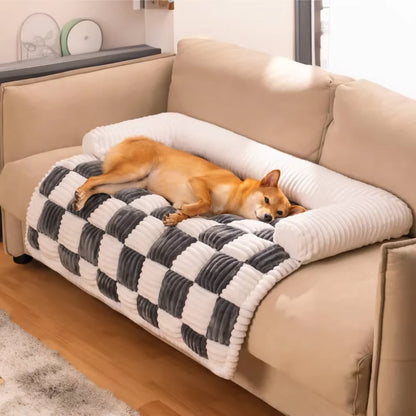 NeatPaws Calming Pet Sofa Bed & Washable Couch Mat