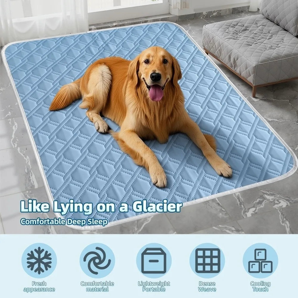 NeatPaws Cooling Pet Mat for Dogs & Cats – Summer Sleeping Pad