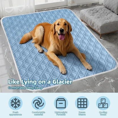 NeatPaws Cooling Pet Mat for Dogs & Cats – Summer Sleeping Pad