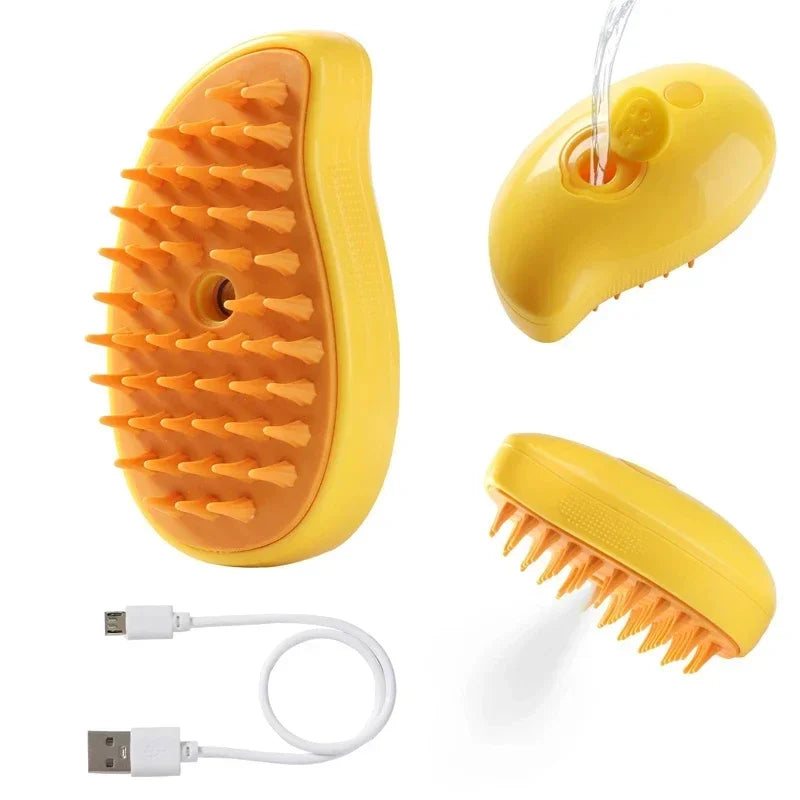 NeatPaws 3-in-1 Steam Pet Grooming Brush & Hair Remover