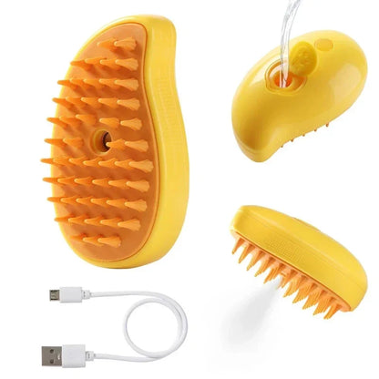 NeatPaws 3-in-1 Steam Pet Grooming Brush & Hair Remover