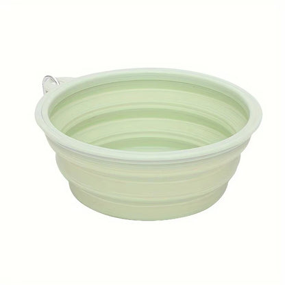 NeatPaws Collapsible Pet Travel Bowl with Hanging Clip